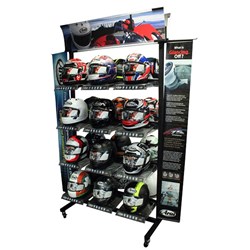ARAI 18PC SLATWALL DISPLAY (BOX 2 OF 3) #