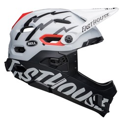 BELL SUPER DH SPHR MIPS M/G BLK/WHT FASTHOUSE (MD) #