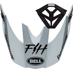 BELL S/P - MOTO-10 PEAK M/PIECE KIT FASTHOUSE MOD SQD M/G WHT/BLK #