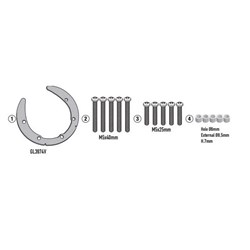 GIVI TANKLOCK FLANGE FITTING KIT - KTM DUKE 790 18-20 / 890 DUKE 21-23