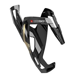ELITE BOTTLE CAGE CUSTOM RACE PLUS BLK GLOSSY GOLD #