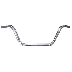 SCORPION H/BAR BUCKHORN MEDIUM 1 INCH CHROME