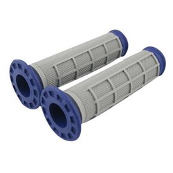 RENTHAL ATV DUAL LAYER GRIPS DIAMOND/WAFFLE BLU Q70 (G170)