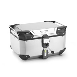 GIVI TREKKER OUTBACK EVO SMART MONOKEY TOPCASE 58L - SILVER (SOLD WITHOUT LOCK) (OBKEV58A)
