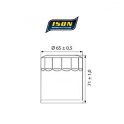 ISON 303 (HF303) CANISTER OIL FILTER