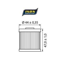 ISON 563 (HF563 / KN563) ELEMENT OIL FILTER # [ONC01]