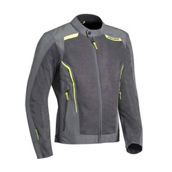 IXON COOL AIR JKT GRY/BRT YEL (MD) [ONC01]