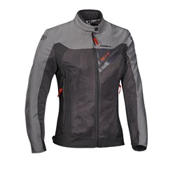 IXON ORION LADY JKT ANTH/GRY/RED (SM) [ONC01]