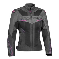 IXON DRACO LADY JKT BLK/ANTH/FUS (LG) [ONC01]
