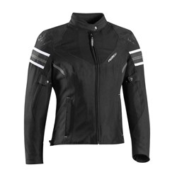 IXON ILANA EVO LADY JKT BLK/WHT (MD) [ONC01]