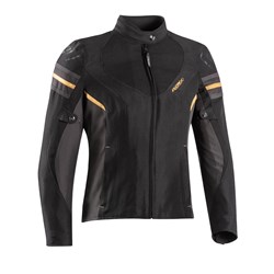 IXON ILANA EVO LADY JKT BLK/ANTH/GLD (XS) [ONC01]