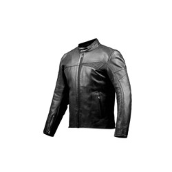 IXON CRANKY AIR LTHR JKT BLK (XL) [ONC01]