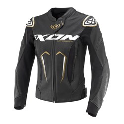 IXON VORTEX 3 LADIES JKT BLK/WHT/GLD (MD)