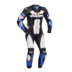 IXON JACKAL 1PC SUIT BLK/WHT/BLU (LG) [ONC01]