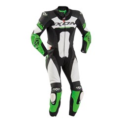 IXON JACKAL 1PC SUIT BLK/WHT/GRN (LG) [ONC01]