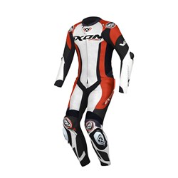 IXON VORTEX 3 1PC SUIT WHT/BLK/RED (LG)