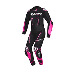 IXON VORTEX 3 LADIES 1P SUIT BLK/PNK/WHT (XL)