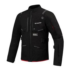 IXON M-SKEID JKT BLK/NEON RED (LG)