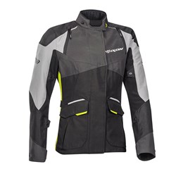 IXON BALDER LADY JKT BLK/GRY/BRT YEL (2XL) [ONC01]