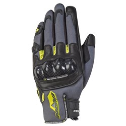 IXON RS RISE AIR GLV GRY/BLK/BRT YEL (MD) [ONC01]