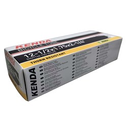 KENDA TUBE 12-1/2 x 2-1/4", 12 x 1.75-2.25 DIN7768 THORN RESIST (Curved A/V) (20)