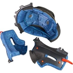 KINI RED BULL MX3 HELM - S/P LINER + CP KIT BLUE (MD)