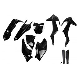 /UFO KTM FULL PLASTICS KIT SX/SXF 16-18 BLK NO SX250 2016 (WAS KTKIT517E001)