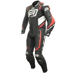 RJAYS STEALTH III 1PC SUIT BLK/FL RED/WHT (48) [ONC01]