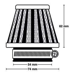 MIW POWER FILTER M5007 54MM  [ONC01] #