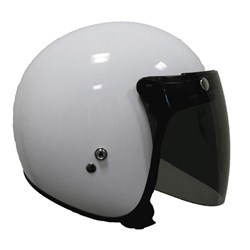 FLIP UP UNIVERSAL VISOR NO PEAK DARK SMOKE (NEW NE3S) [ONC01]