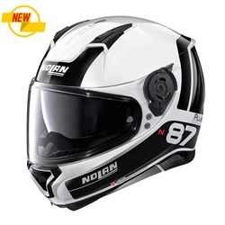 NOLAN N87+ 022 - WHT/BLK (XS) [ONC01] #