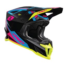 ONE INDUSTRIES X-297 HELM TAZER - BLACK/NEON (XS)