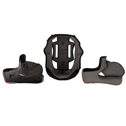 ONE INDUSTRIES X-297 HELMET-S/P LINER + CP KIT BLACK (MD)