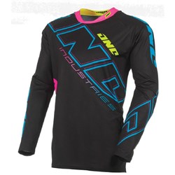 ONE INDUSTRIES X-297 JSY CROSS BLACK NEON (SM)