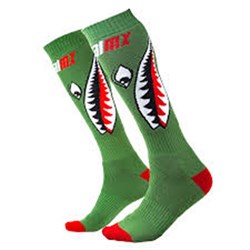 ONEAL 27 PRO MX YOUTH SOCKS - BOMBER GRN