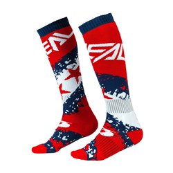 ONEAL 27 PRO MX SOCKS - STARS RED/BLU