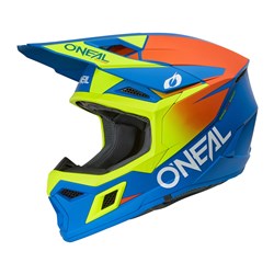 ONEAL 27 3SRS YOUTH HELMET SOLID - BLU/N-YEL (LG)