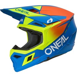ONEAL 27 3SRS HELM SOLID - BLUE/NEON YELLOW (2XL)