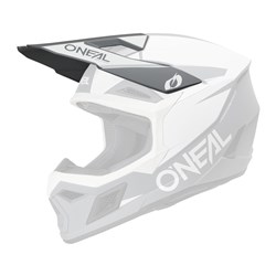 ONEAL 3SRS PEAK S/P-HELM PEAK SOLID V.26 - WHITE/BLACK #