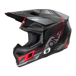 ONEAL 27 3SRS HELMET HAZE - BLK/GRY/RED (MD)