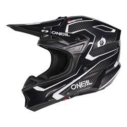 ONEAL 27 10SRS CARBON HELM RACE -  BLK/WHT (MD)