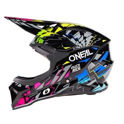 ONEAL 27 1SRS YOUTH HELM STIXX - BLACK/MULTI (XL)