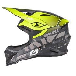 ONEAL 27 1SRS HELM VOLTIX - BLACK/NEON YELLOW (SM)
