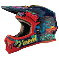 ONEAL 1SRS YOUTH HELM REX - GLOSS MULTI (LG)  [ONC01] #