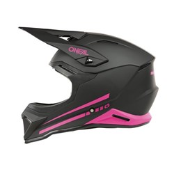ONEAL 27 1SRS YOUTH HELM SOLID - MATTE BLK/PNK (XL)