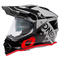 ONEAL 27 SIERRA HELM R - BLK/GRY/RED (MD)