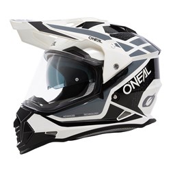 ONEAL 27 SIERRA HELM R - GLOSS WHT/BLK/GRY (SM)