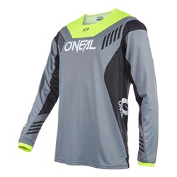 ONEAL ELEMENT FR JERSEY HYBRID GRY/NEON YEL (2XL) [ONC01] #