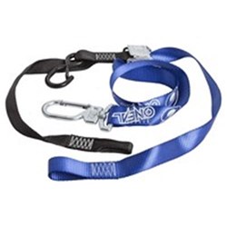 ONEAL SWIVEL DLX TIEDOWNS 1.5S/LOOP & SWIVEL SECURE HOOK BLK/BLU (CTN10) (WAS 3073450) #