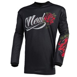 ONEAL ELEMENT THREAT LADIES JSY ROSES - BLK/RED (W14 - XL)  [ONC01] #